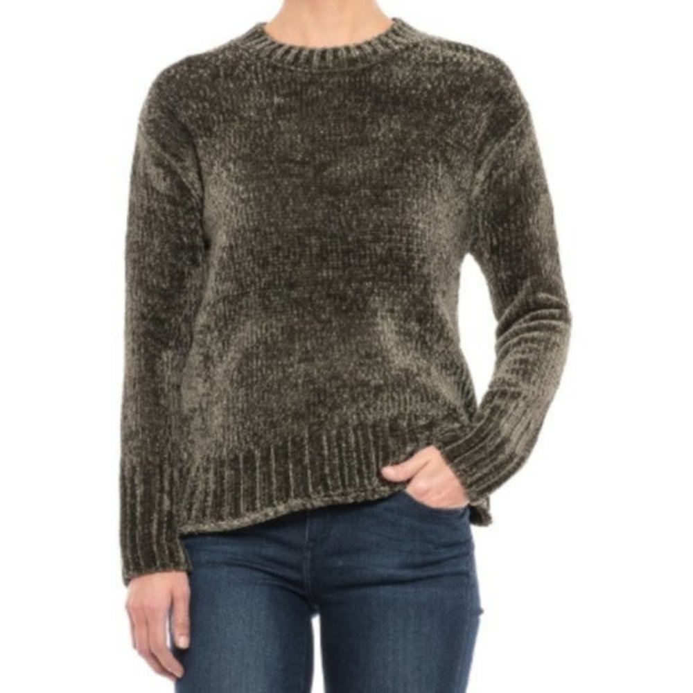 Philosophy Fuzzy Brown/Gray Sweater new Size XS